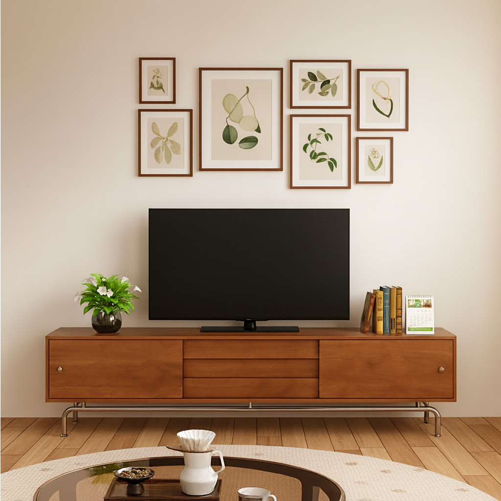 Wood TV Stand
