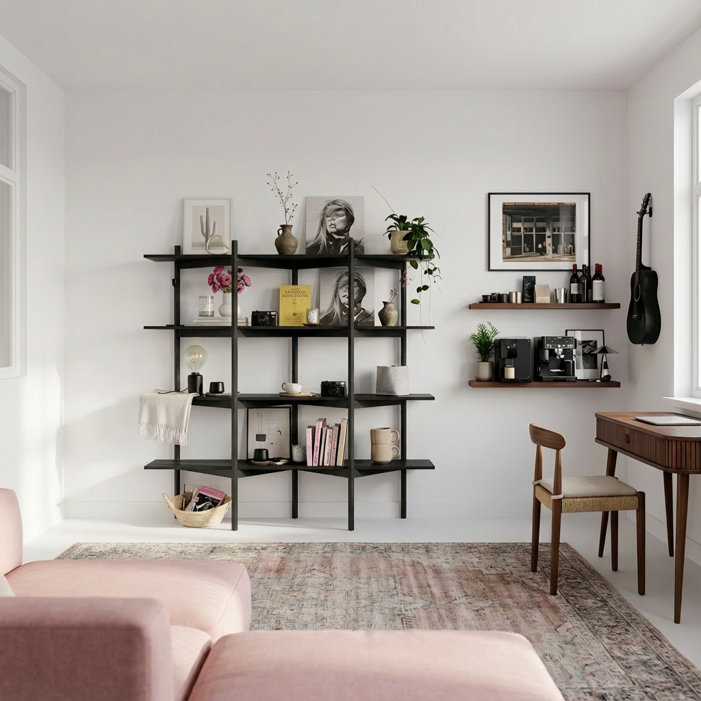 Compact Bookcase Organizer