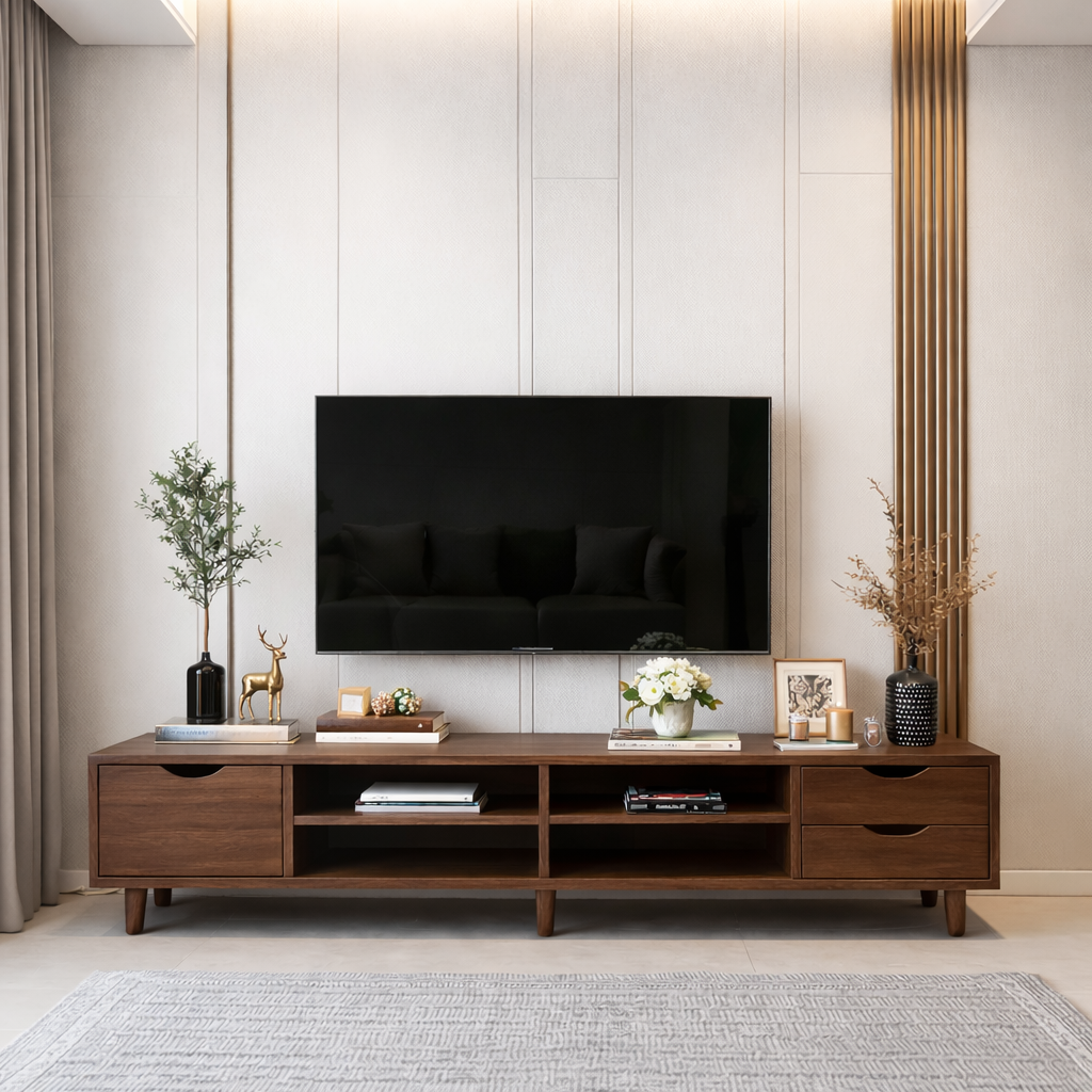 Wide TV Stand for Living Room