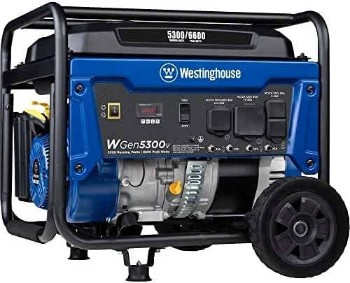 Westinghouse 6600 Peak Watt Home Backup Portable Generator, Transfer Switch Ready 30A Outlet, RV Ready 30A Outlets. - Image 8