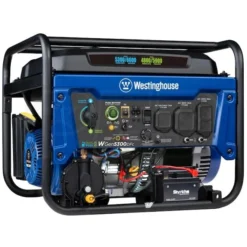 Westinghouse WGen5300DFc – 5300 Watt Electric Start Dual-Fuel Portables Generators w/ Wireless Remote Start, RV Outlet & CO Sensor (49-State)
