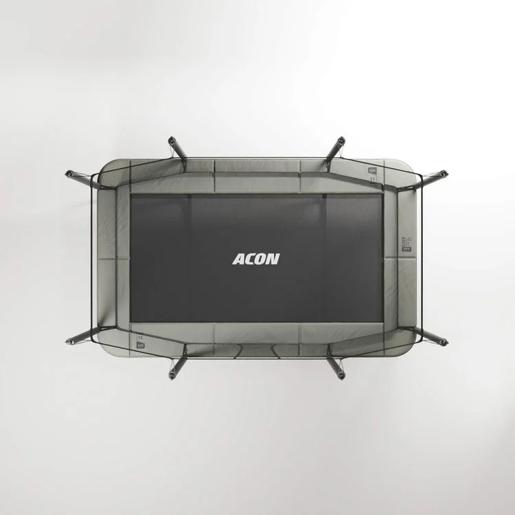 Acon 13 HD Rectangular Trampoline with Net and Ladder - Image 2