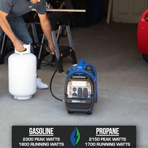 DuroMax XP2300iH 2,300-Watt Dual Fuel Portable Digital Inverter Generators – Gas & Propane, RV & Emergency Readys - Image 6