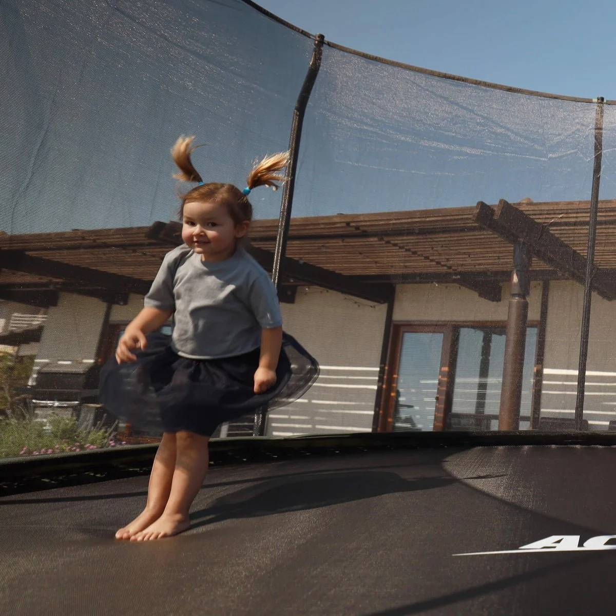 Acon Air 12ft Round Trampoline with Premium Net and Ladder - Image 3