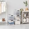 IRIS USA 40 QT Plastic Storage Box with Lid and Latches – 6 Pack – BPA-Free, See-Through Organizing Solution, Durable Nestable Stackable Containers, Secure Pull Handle – Clear - Image 4