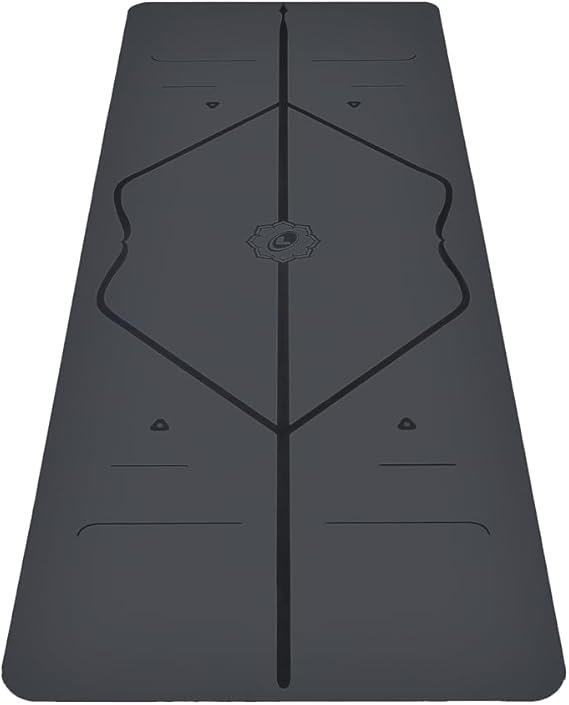 Liforme Original Yoga Mat – Free Yoga Bag Included – Patented Alignment System, Warrior-like Grip, Non-slip, Eco-friendly, sweat-resistant, long, wide, 4.2mm thick mat for comfort Visit the LIFORME Store