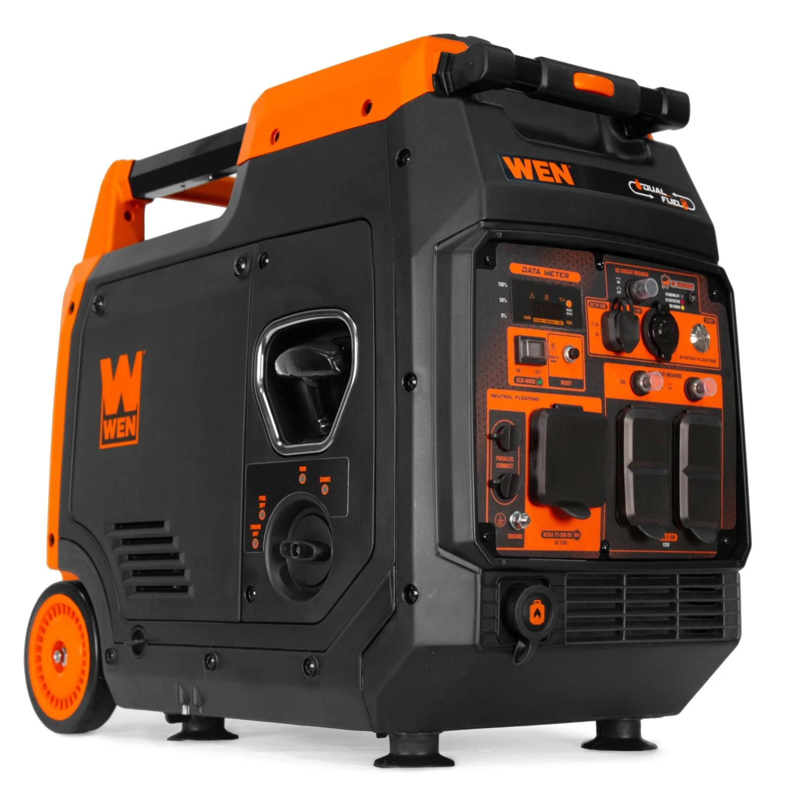 WEN DF480iX Quiet and Lightweight 4800-Watt Dual Fuel RV-Ready Electric Starts. - Image 2