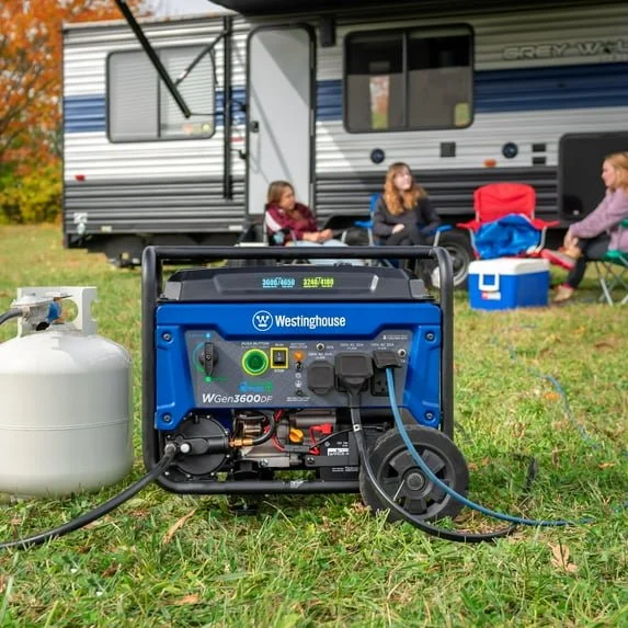 Westinghouse 4650 Peak Watt Dual Fuel Portable Generator, Remote Electric Start, RV Ready Outlets. - Image 4