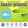 Flexzilla Garden Hose 5/8 in. x 100 ft., Lightweight All-Weather Water Hose, Durable and Flexible, Leak-Free Connections - Image 2