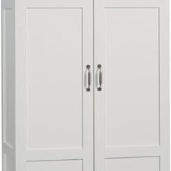 4+ 9 VIDEOS Sauder Select Storage Cabinet/ Pantry cabinets, White finish