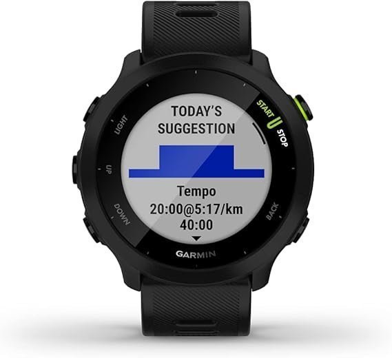 Garmin Forerunner 55, GPS Running Watch with Daily Suggested Workouts, Up to 2 Weeks of Battery Life, Black – 010-02562-00 - Image 2