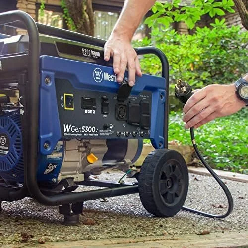 Westinghouse 6600 Peak Watt Home Backup Portable Generator, Transfer Switch Ready 30A Outlet, RV Ready 30A Outlets. - Image 4