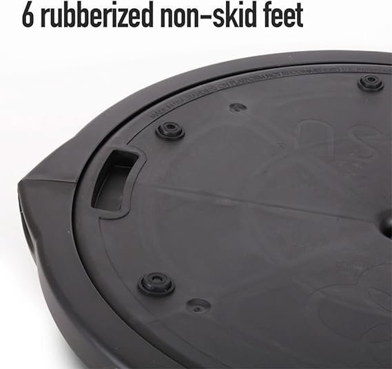 Bosu Balance Ball Exercise Trainer, Home Gym Equipment w/Guided Workouts & Pump, 26″ Inflatable Fitness Platform for Strength Training, Standing, Balancing, and Core Workout - Image 5
