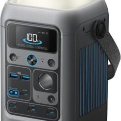 Anker SOLIX C300 DC Power Bank Station, Outdoor 288Wh Portable Power Station, LiFePO4 Battery, 300W Solar Generator, for Camping, Traveling, and Emergencies (No Wall Charger Included)