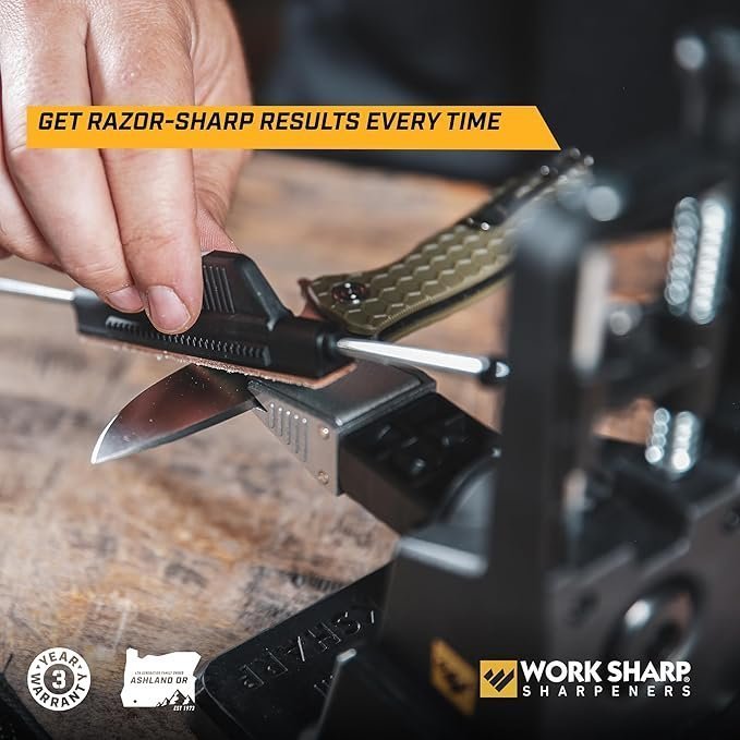 Work Sharp Precision Adjust Elite Knife Sharpener – Adjustable Knife Sharpening System – For Hunting, Serrated & Kitchen Knives - Image 5