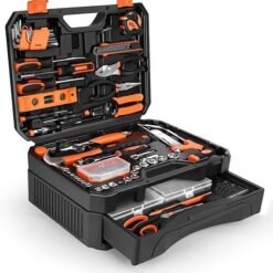 328-Piece Tool Set – Tool Kit Toolbox Storage Case with Drawer, General Household Hand Tool Kit Perfect for Home & DIY Repairs