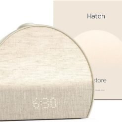 Hatch Restore 3 Sunrise Alarm Clock, Sound Machine, Smart Light (Putty) – White Noise, Screen-Free Sleep Routine