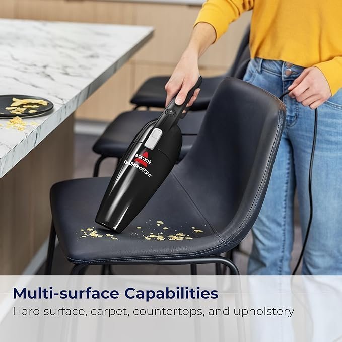 Bissell Featherweight Stick Lightweight Bagless Vacuum with Crevice Tool, 2033M, Black - Image 5