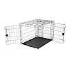 MidWest Homes for Pets 42-Inch iCrate for Large Breeds, 71-90 lbs, Double Door Folding Dog Crate with Divider Panel, Leak-Proof Tray & Secure Latches, Portable, Durable & Easy to Assemble - Image 4