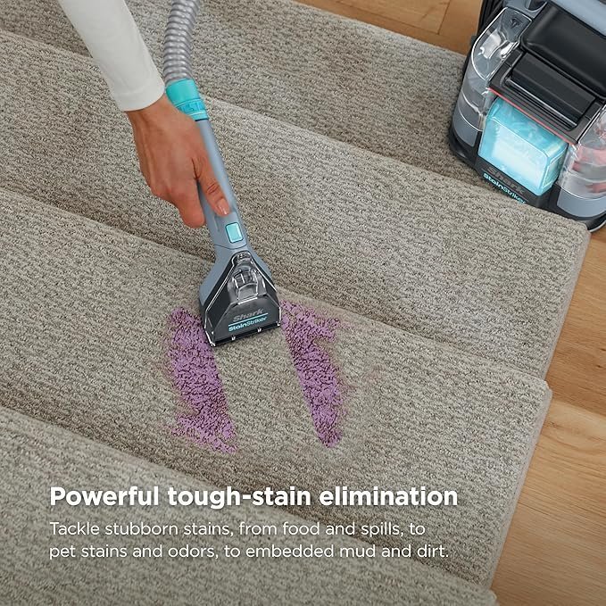 Shark StainStriker Portable Carpet Upholstery & Area Rug Cleaner, Stain & Odor Remover, Perfect for Car Interiors, Nordic Blue, PX202BRN - Image 4
