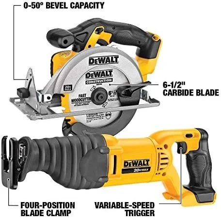 Dewalt DCK940D2R 20V MAX Lithium-Ion 9-Tool Cordless Combo Kit (Renewed) - Image 2