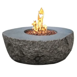 Elementi Boulder Outdoor Fire Pits Tables