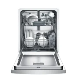 Bosch 100 Series PureDry 50-Decibel Front Control 24-in Built-In Dishwashers (Fingerprint-Resistant Stainless Steel) ENERGY STAR