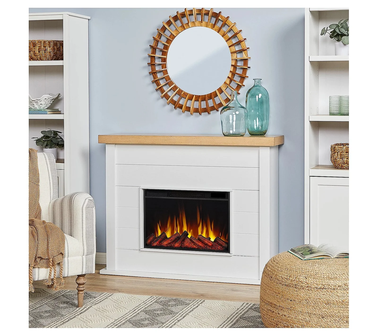 Real Flame Marshall 49″ Slim Electric Fireplaces. - Image 2