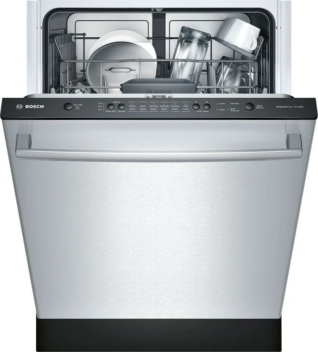 GE – 24″ Front Control Built-In Tub Dishwashers with 3rd Rack, Sanitize Cycle and 47 dBA – Stainless Steels - Image 2