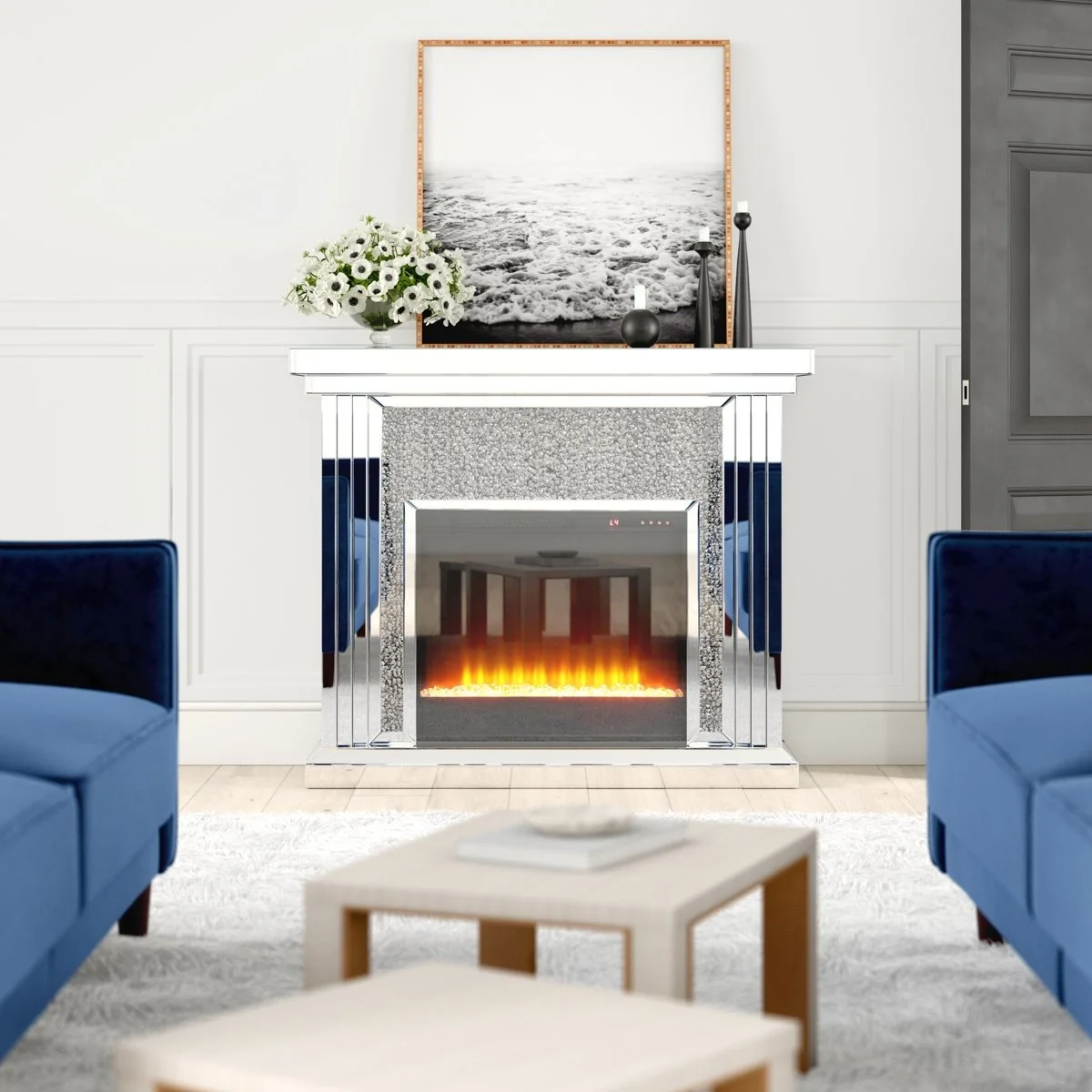 Willa Arlo Interiors Speer Electric Fireplaces. - Image 4