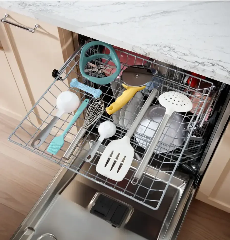 GE – 24″ Front Control Built-In Tub Dishwashers with 3rd Rack, Sanitize Cycle and 47 dBA – Stainless Steels - Image 12