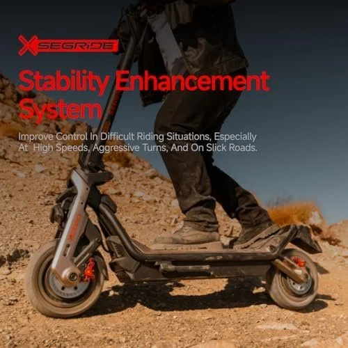 Segway SuperScooter GT3, 31 MPH w/ 45-Mile Long Range, 2400W Peak Motor, Dual Hydraulic Suspension, Self-Sealing Tires, Flash Charging Electrics Scooters for Adults, UL 2272/2271 Certified, Gen3 - Image 5
