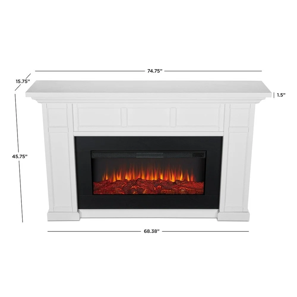 Real Flame Alcott 75″ Landscape Electrics Fireplaces - Image 5
