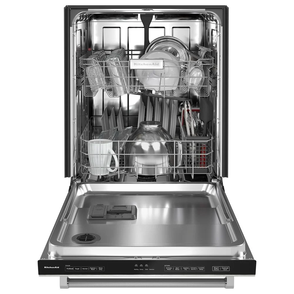 KitchenAid 24″ Fully-Integrated Built-In Dishwashers with 30 Total Wash Jets in PrintShield Stainless Steels - Image 4