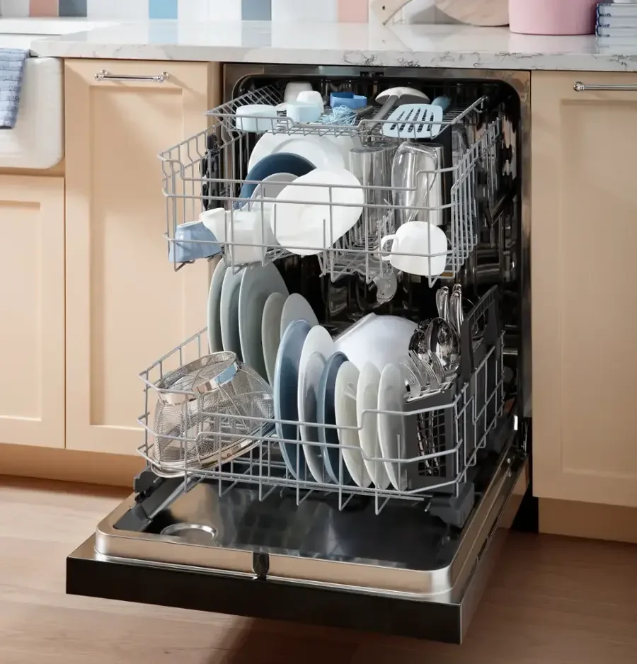GE – 24″ Front Control Built-In Tub Dishwashers with 3rd Rack, Sanitize Cycle and 47 dBA – Stainless Steels - Image 10