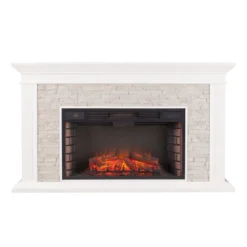 Ceonna Electric Fireplace Winstons Porter Finish