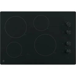 GE 30″ Built-In Knob Control Electric Cooktops JP3030DWBB