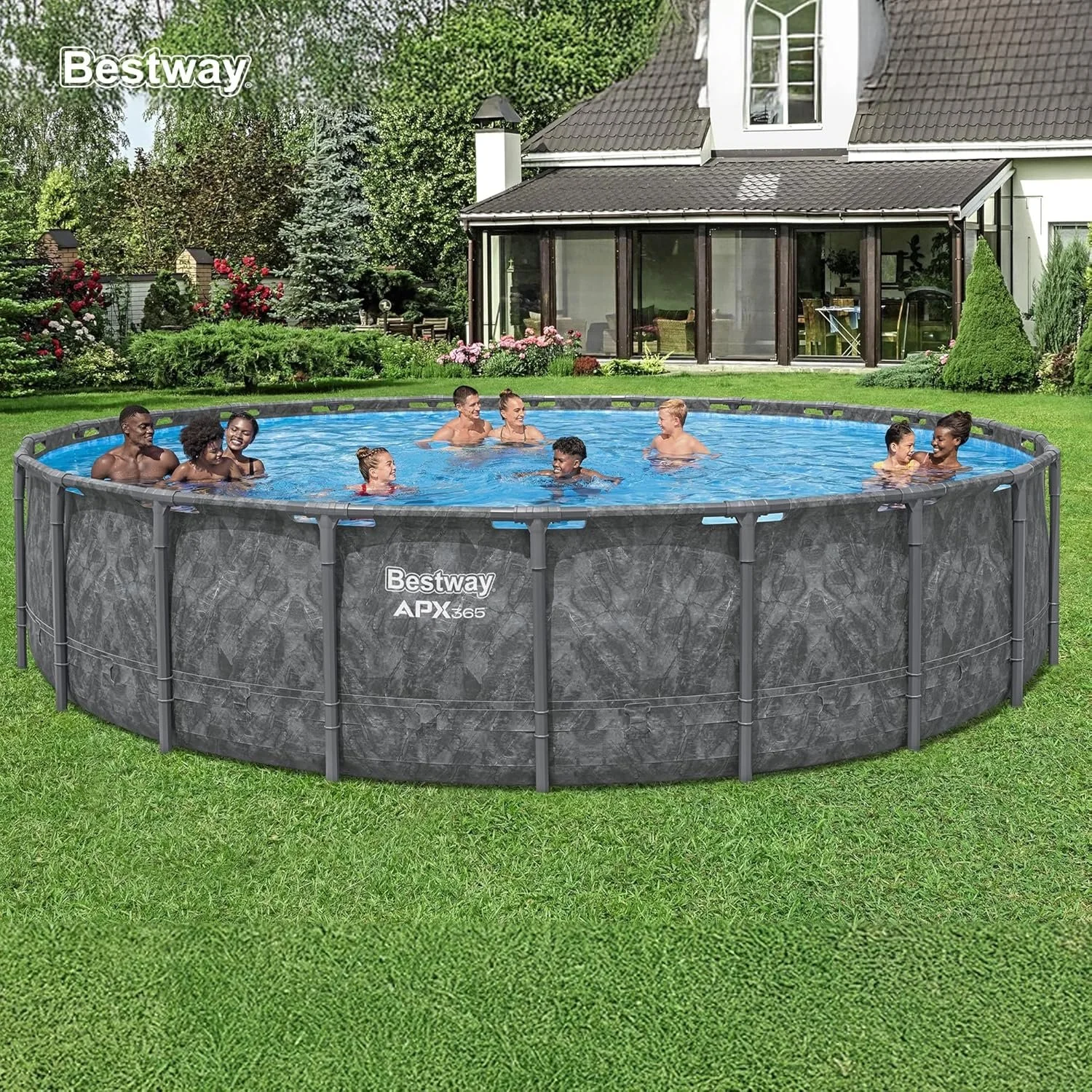Bestway APX 365 16ft x 48 inches Round Above Ground Pool Sets - Image 2
