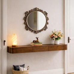 Console Table with Storage Shelf