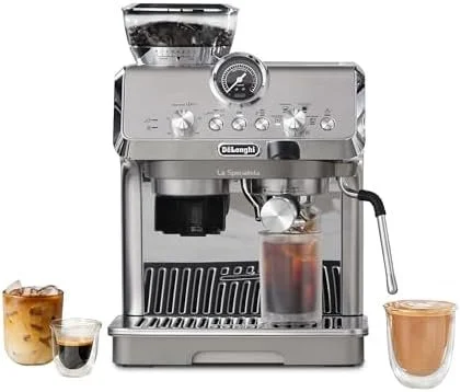 De’Longhi La Specialista Arte Evo Espresso Machine – Compact Cold Brew Coffee Maker with Grinder, Milk Steam Wand/Frother & Tamping Tools – Home Barista Kit for Lattes, Cappuccinos, Iced Coffees - Image 2
