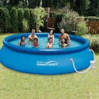 Summer Waves 15ft x 36in Quick Set Inflatable Outdoor Above Grounds - Image 3