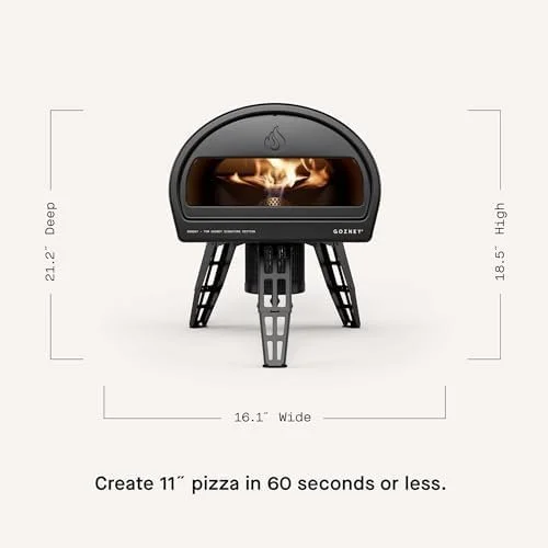 Gozney Roccbox Outdoor Pizza Ovens, Black, Portable, Gas & Wood Fired, Restaurant-Grades - Image 2
