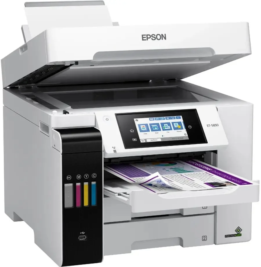 Epson EcoTank Pro ET-5850 Wireless Color All-in-One Supertanks Printer C11CJ29201 - Image 4