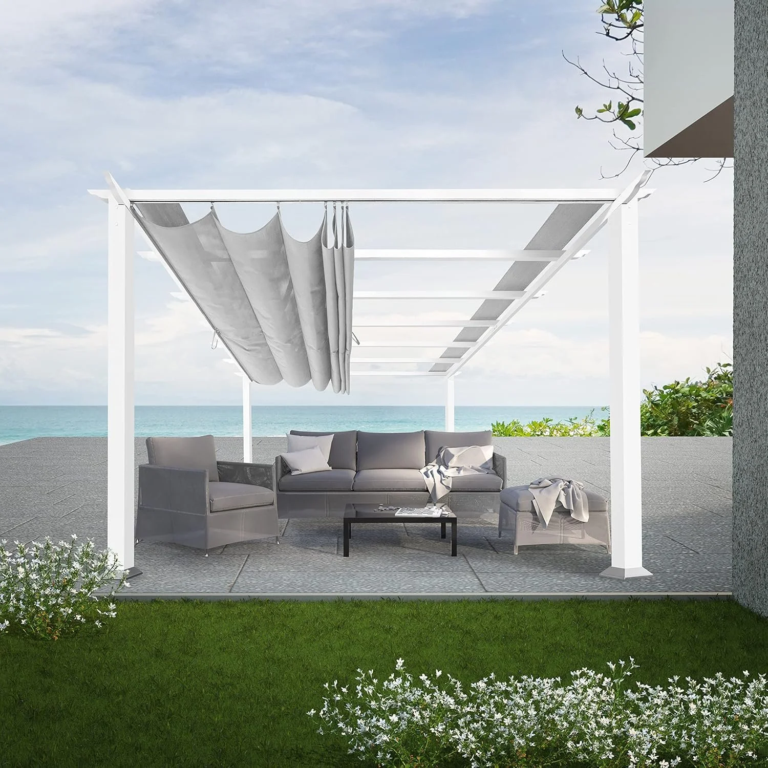 Paragon Outdoor Florence Freestandings Pergola PR100N1 - Image 4