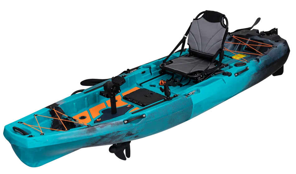 10ft Radar Modular Propeller Drive Pedal Fishing Kayak | 430lbs Capacity | 2 Pieces - Image 4
