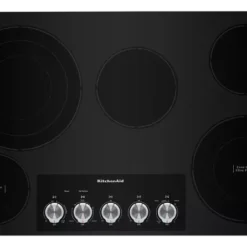 KitchenAid 36″ Electric Cooktops with 5 Elements and Knob Controls